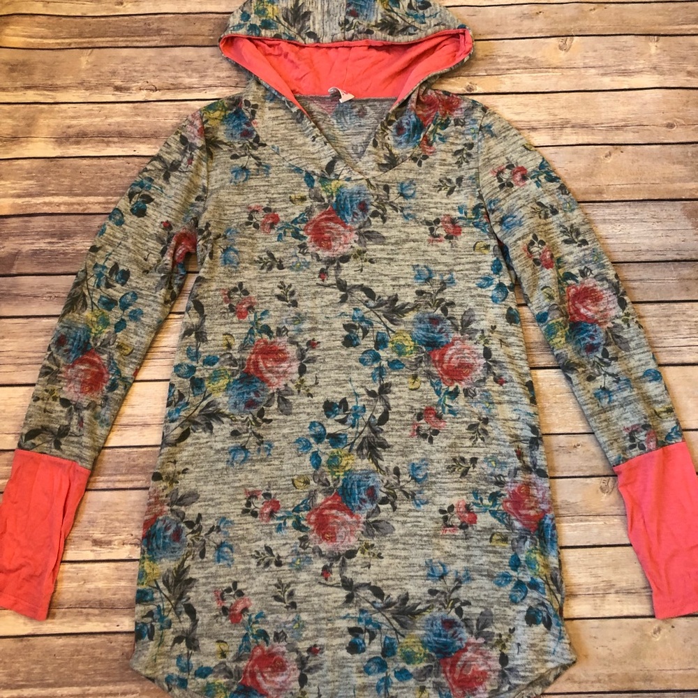 Beautiful floral hoodie